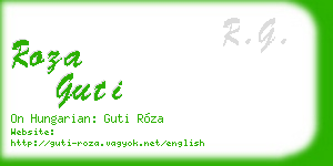 roza guti business card